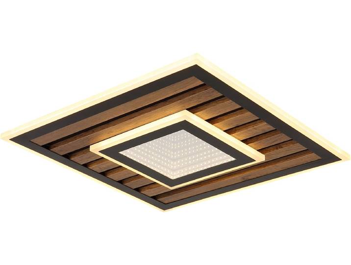 Deckenlampe 3D WOODY 40cm 24W schwarz
