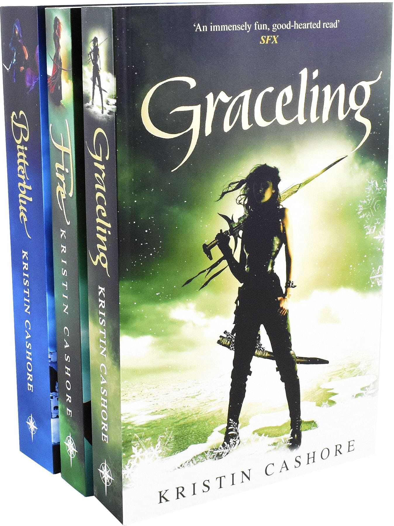 Gollancz Graceling Realm Series 3 Book Collection by Kristin Cashore - Graceling, Fire, Bitterblue - Paperback - YA Fantasy Gift Set