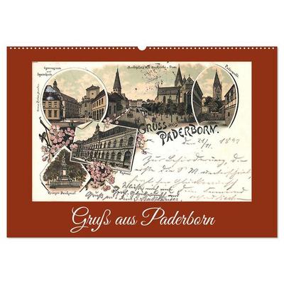 Gruß aus Paderborn (Wandkalender 2026 DIN A2 quer), CALVENDO Monatskalender