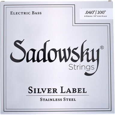 Sadowsky Silver Label Bass 4 .040 SS LS