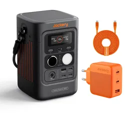 Jackery Explorer 300D Tragbare Powerstation 0% MwSt. gemäß §12 Abs.3 UstG.