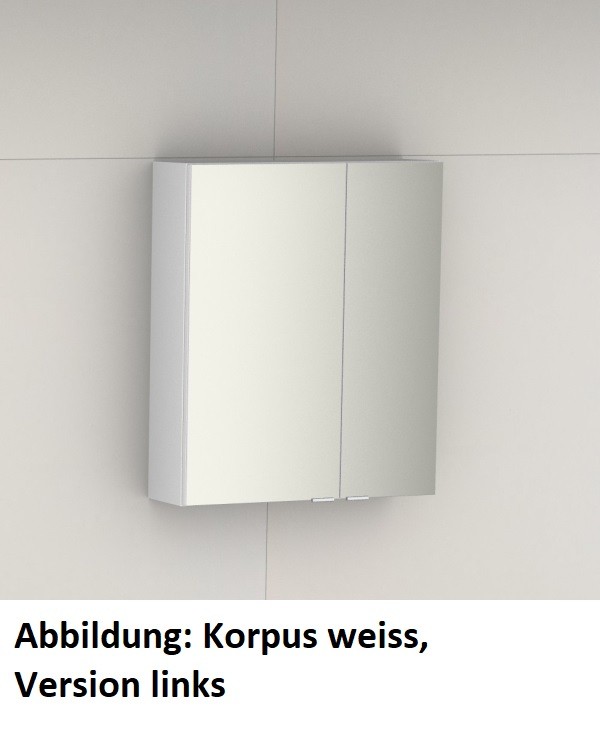 Artiqua Spiegelschrank , Stahlgrau, 070-SET-1-59-R-88 070-SET-1-59-R-88