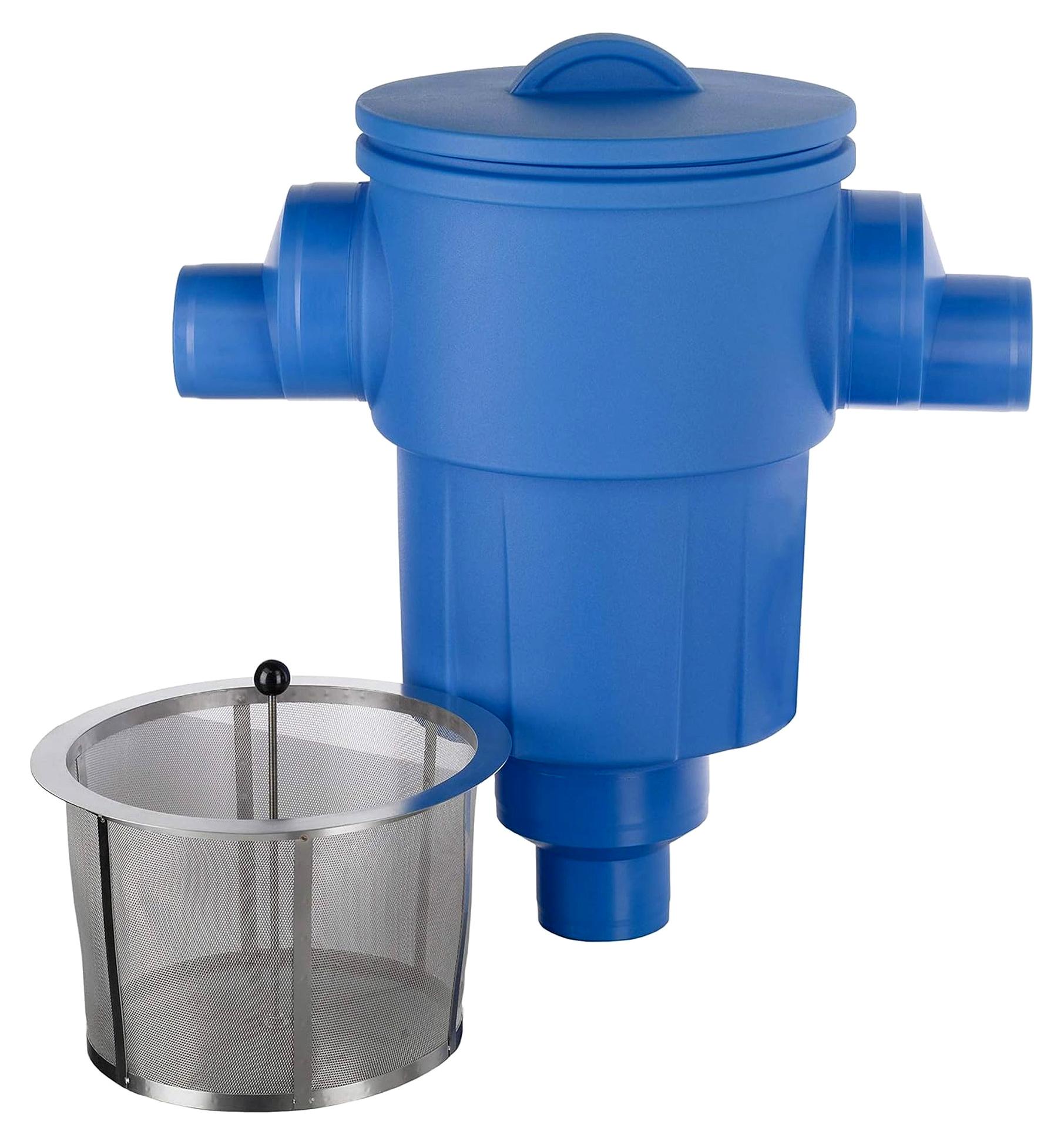 Regenwasserfilter Zisternenfilter Retentions- und Versickerungsfilter XL mit Edelstahlsieb für den Einbau in die Zisterne, Anschluss DN150 zur Regenwassernutzung im Haus und zur Gartenbewässerung