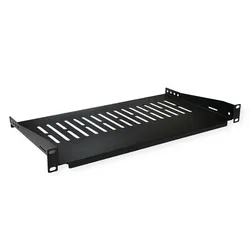 VALUE 19-Zoll-Geräteträger, 485 x 250mm, max. 10kg, schwarz