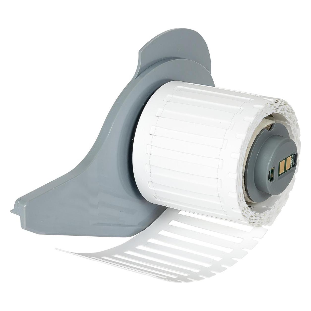 Brady M7-30x4.4-7696-WT, stabile Durasleeve(R) Drahtmarkierereinschübe, Vinyl, Weiss, glänzend, 30. (M7-30X4.4-7696-WT)
