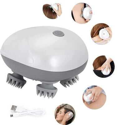Inspire Daily Merch Deep Tissue Electric Cat Massager For Body Shoulder Leg Arm Neck Head Scalp Kneading Vibrating Massage Device Deep Tissue Electric Cat Massager For Body Shoulder Leg Arm Neck Head Scalp Kneading Vibrating Massage Device