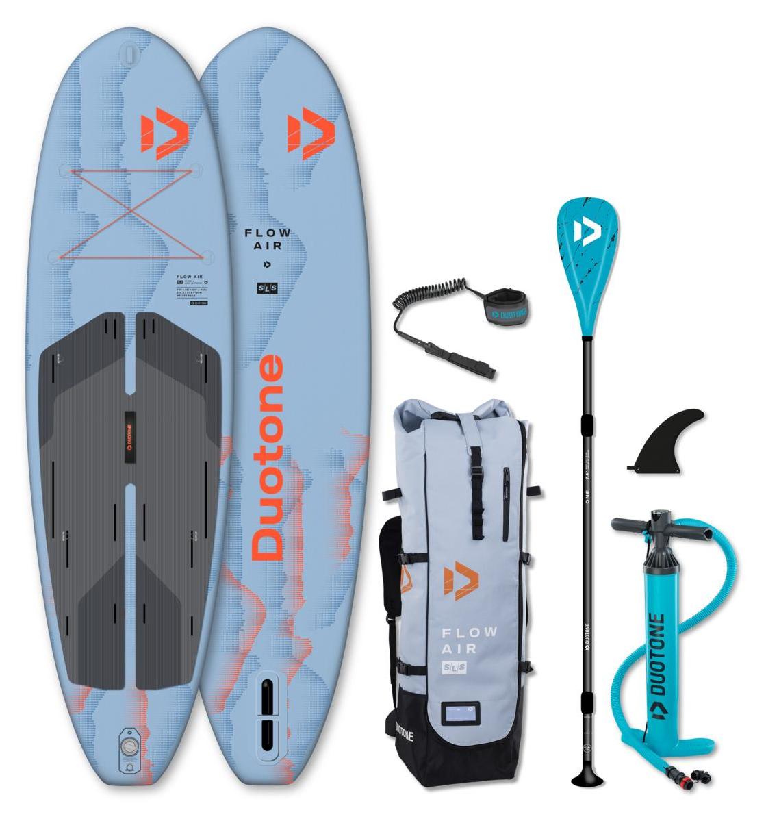 DUOTONE FLOW AIR SLS 10'4 iSUP SUP Board Allround leicht Set 7,0Kg