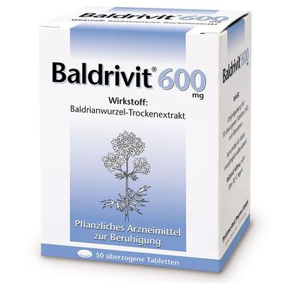 Baldrivit 600 mg überzogene Tabletten 50 St Überzogene