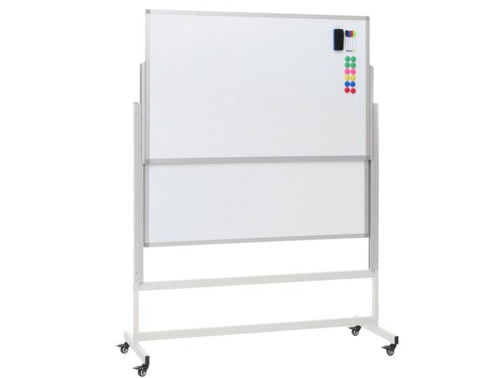 Jamb Whiteboard Weiß, Metall, 127x184x56 cm, Bilder & Rahmen, Bilder, Pinnwände & Memoboards