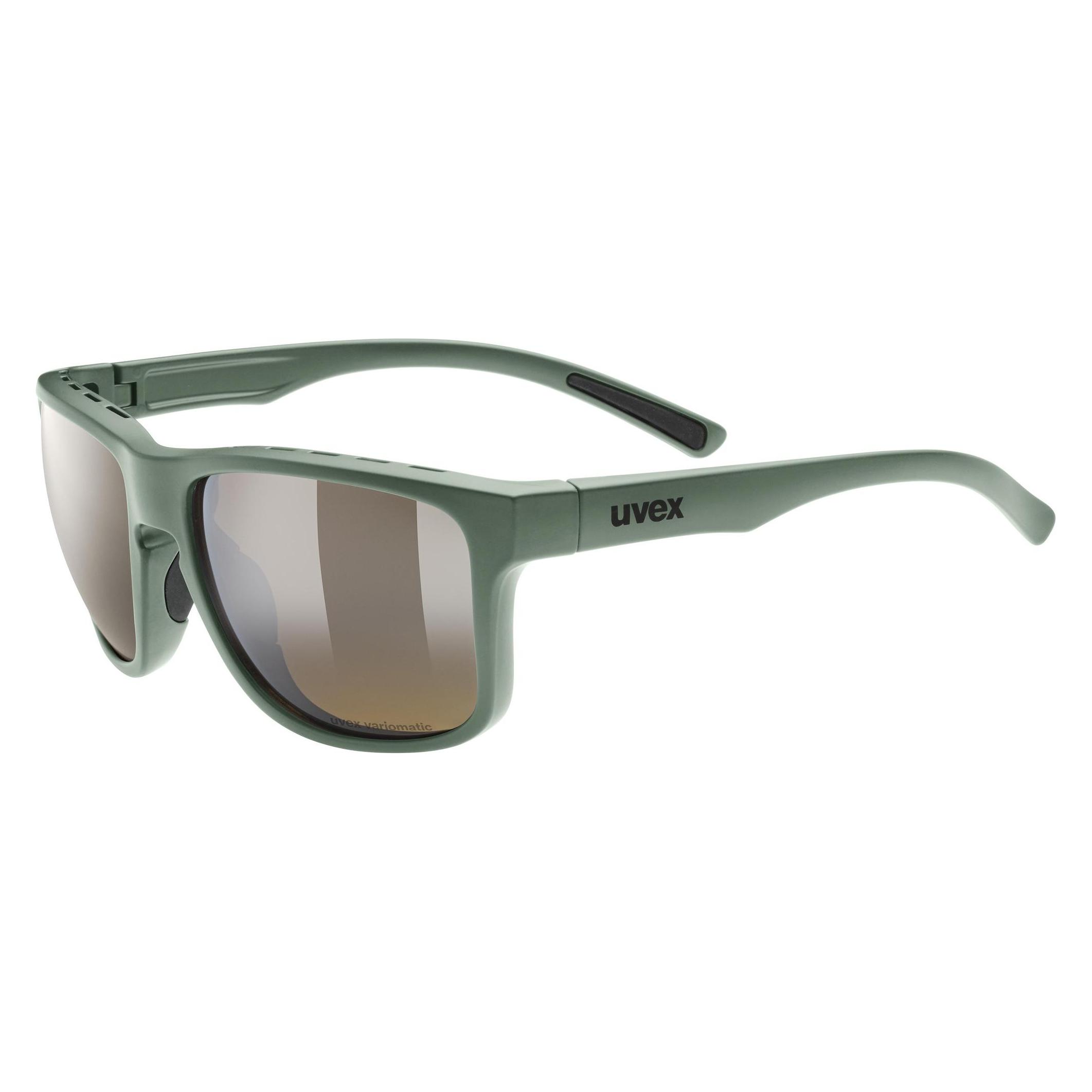 Uvex Sportstyle 312 VPX (Moss green mat, Variomatic Polavision Braun) (5330337761)