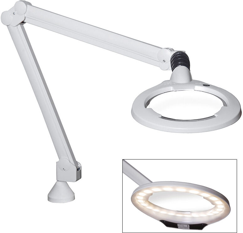 Candeeiro lupa Circus LED 10W com cinco dioptrias: qualidade de luz extrema para os trabalhos mais exigentes