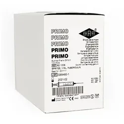 PRIMO Tuberkulinspritze 1 ml Luer 100X1 ml