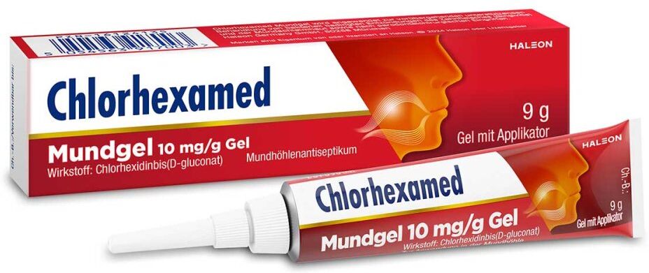 Chlorhexamed Mundgel 10mg/g Gel, 9g, mit Chlorhexidin