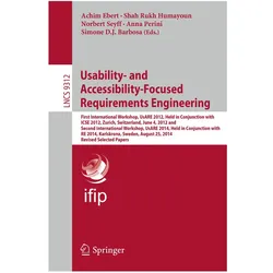 Usability- and Accessibility-Focused Requirements Engineering, Fachbücher
