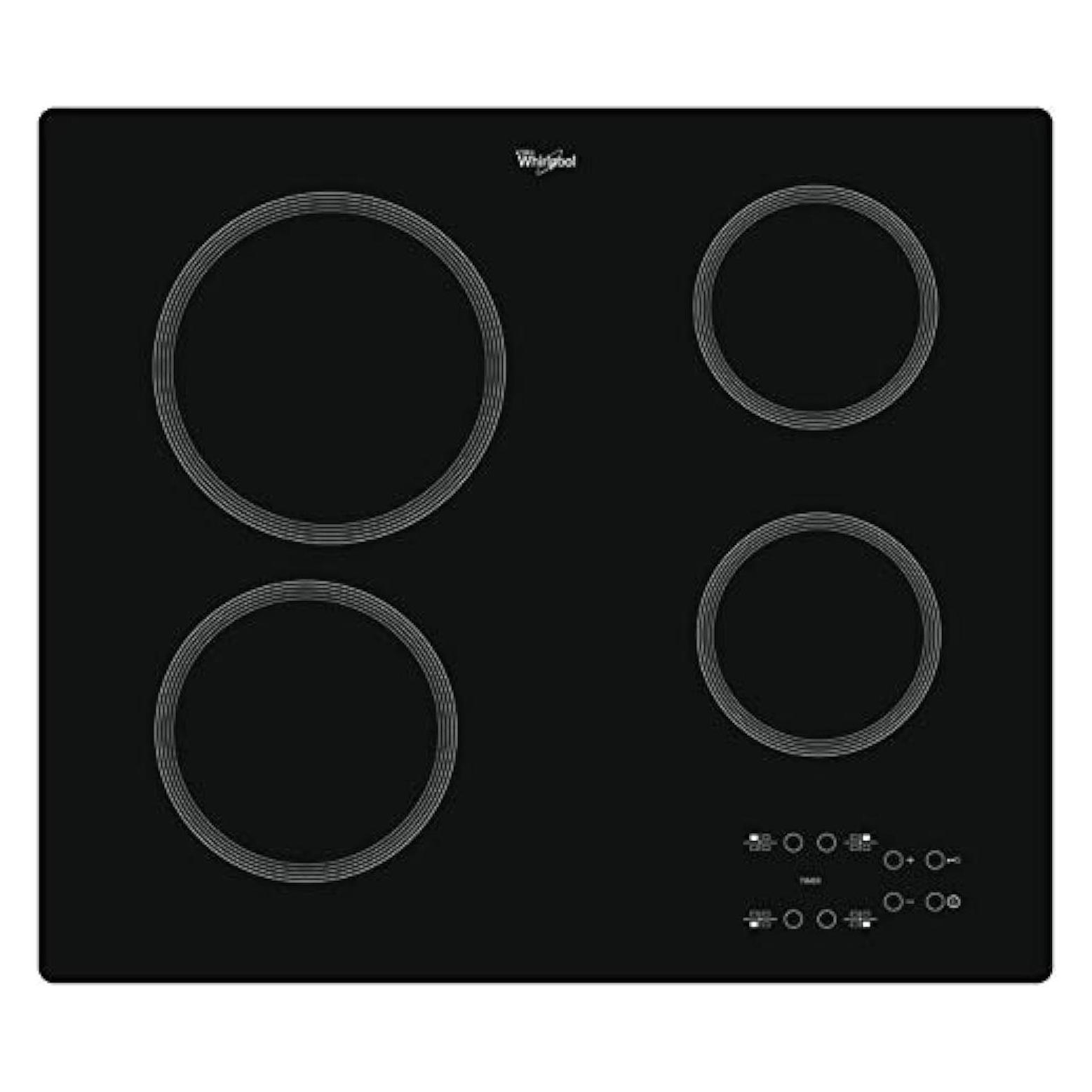 Whirlpool AKT 801/NE Kochfeld Integriert Keramik 4 Zone(n) (58 cm, Glaskeramik Kochfeld) (AKT 801/NE)
