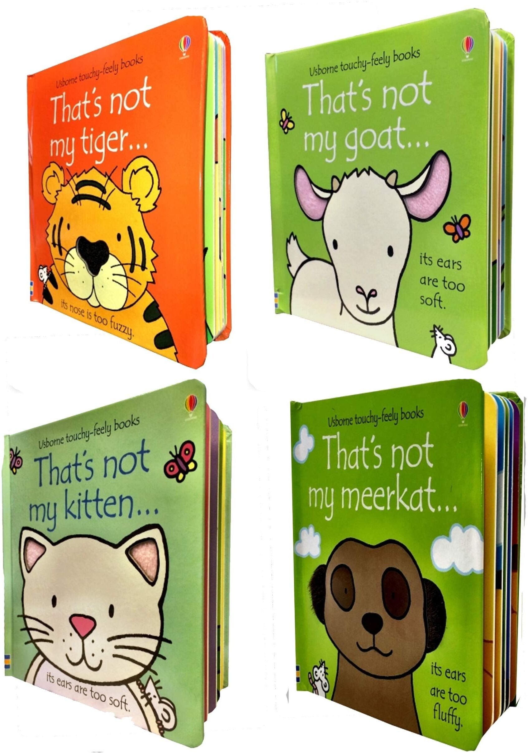 Usborne Thats Not My Touchy-Feely Collection 4 Books Set