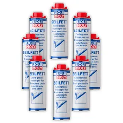 8x Schmiermittel LIQUI MOLY 6173 Seilfett Korrosionsschutz Unterbodenschutz 1 Liter