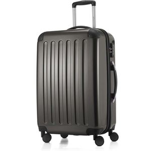 Hauptstadtkoffer Koffer Alex, erweiterbar, graphit, Hartschale, 4 Rollen, 101 Liter, 50 x 75 x 30cm