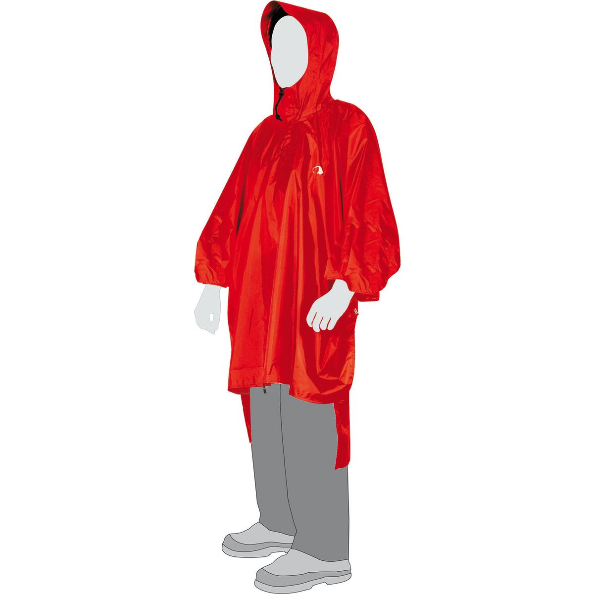Tatonka Poncho 3 (xl-xxl) red (015) 2801-015