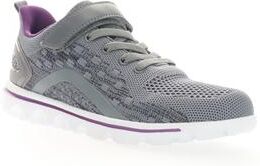 Women's Travel Active Axial Fx Sneaker by Propet in Grey Purple (Size 10 4E)