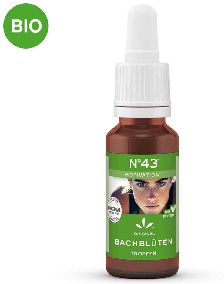 Bachblüten Nummer 4 3 Motivation Tropfen
