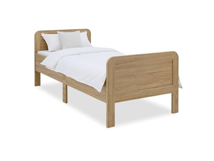 Homestyle4u Komfortbett Bett Senioren Seniorenbett 100x200 Natur Holz Komforthöhe mit erhöhtem Einstieg extra hoch