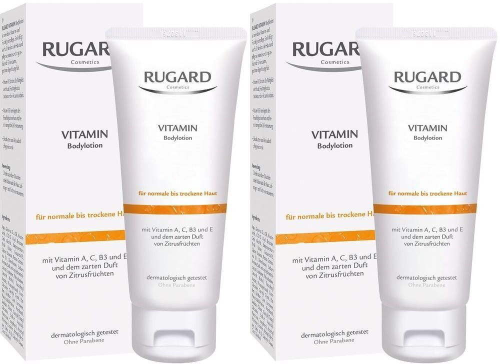Rugard Vitamin Bodylotion 2x 2x200 ml Körperlotion