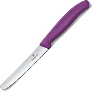 Victorinox Gemüsemesser Swiss Classic 6.7835.C1, 11 cm Edelstahlklinge, Kunststoffgriff