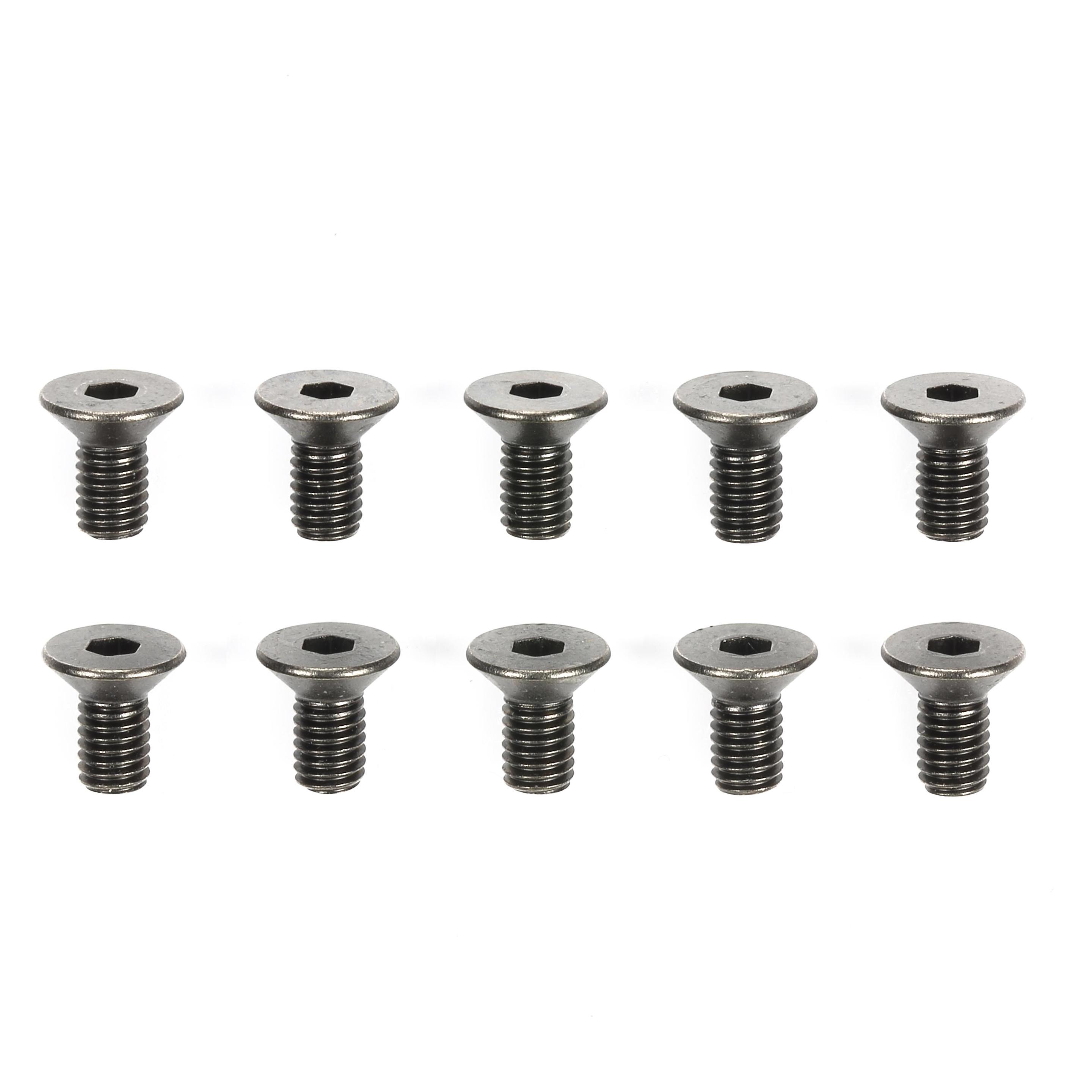 Tamiya 3x6mm Steel CS Hex Head Screws (10) (TAM 51625)