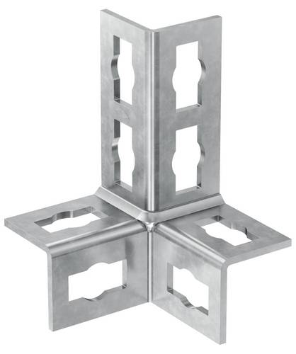 Fischer PFUF 3D Montagewinkel Stahl 577094 10St.