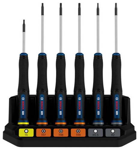 Bosch Professional 1600A039PM Schraubendreher-Set 6teilig TX, TH-Profil
