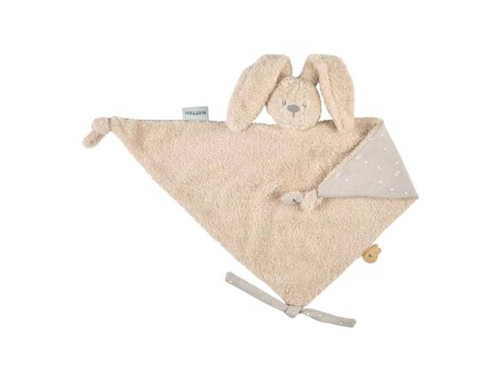 Nattou Lapidou Grote knuffeldoek haas, zand