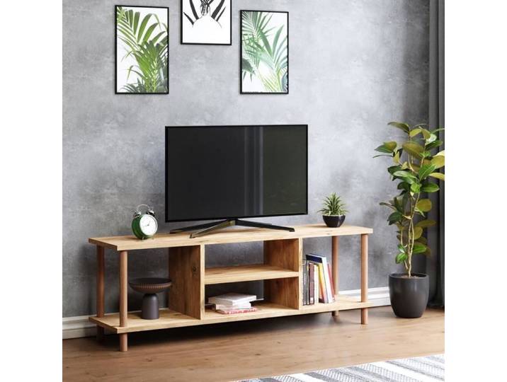 Meuble TV Ærøskøbing 43 x 120 x 29 cm effet bois