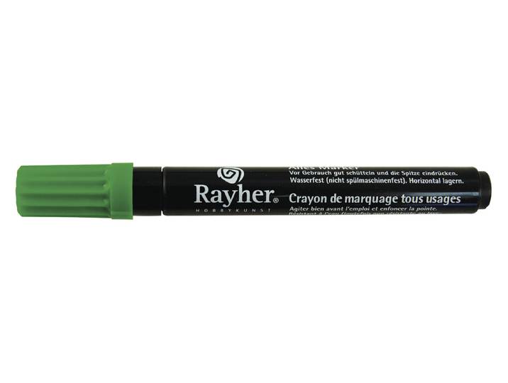 Rayher Alles-Marker mit Ventil Rundspitze 2–4 mm Dunkelgrün