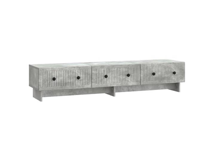 Makastle TV-Schrank Betongrau 147x34,5x30 cm Holzwerkstoff