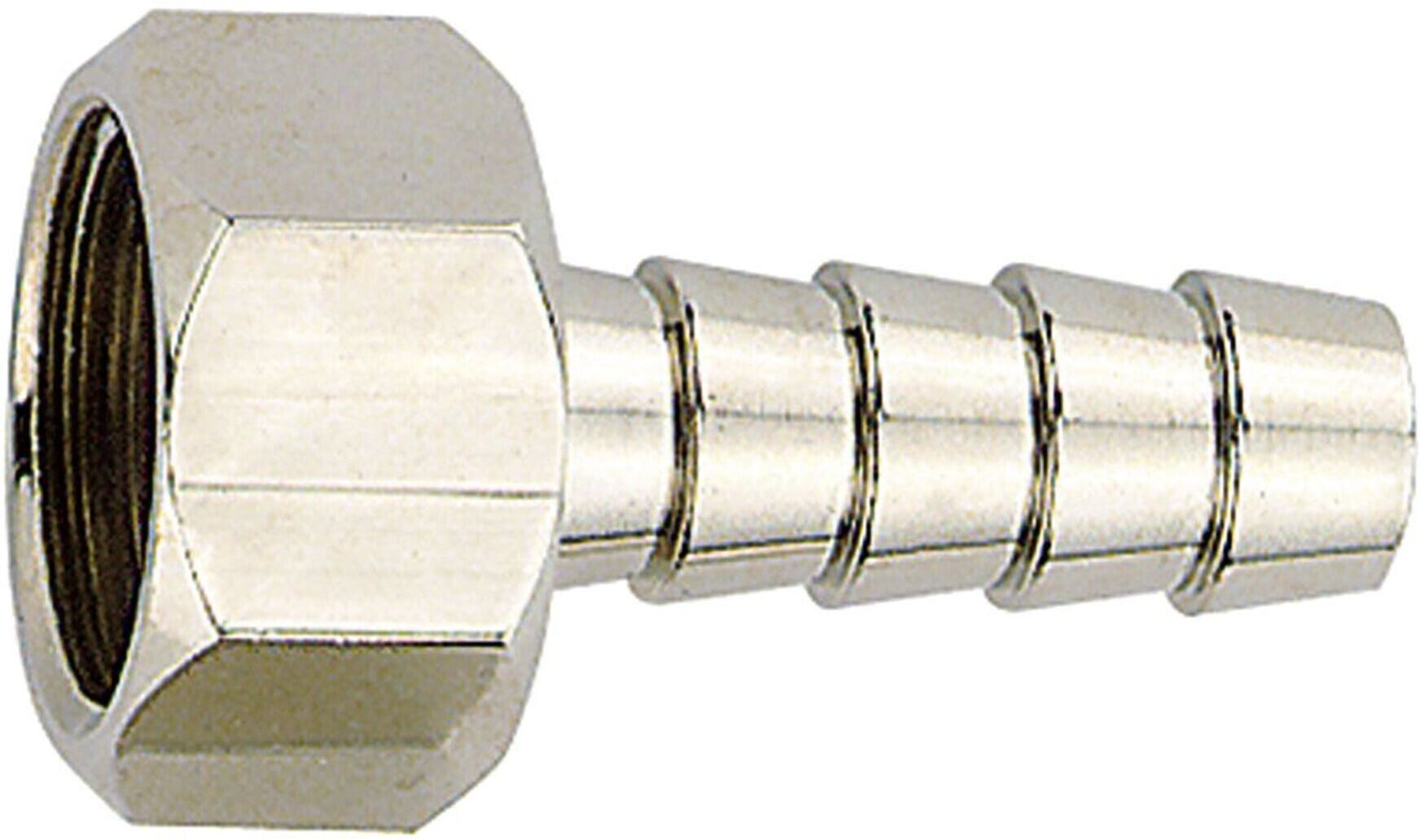 Riegler Aufschraubschlauchtülle, G 3/8 i., für Schlauch LW 8, ES 1.4571 (239.19-ES)