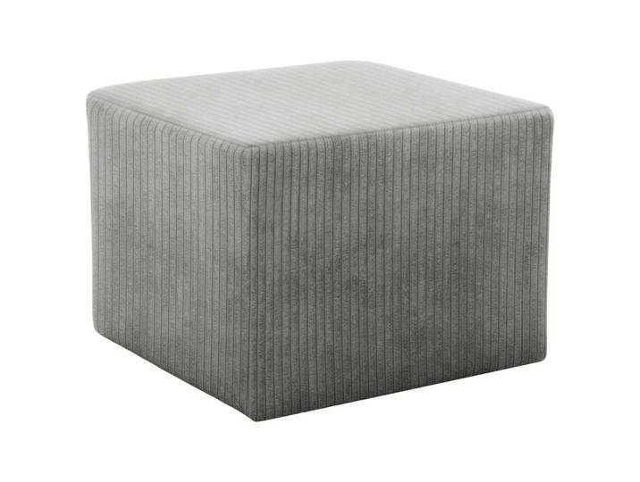 Mid.you Hocker, Hellgrau, Kunststoff, Uni, quadratisch, 59x44x59 cm, Made in EU, FSC Mix, Wohnzimmer, Hocker, Sitzhocker