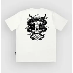 The Dudes Skull & Snakes T-Shirt off / white Gr. M