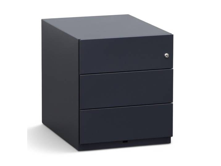 Rollcontainer Bisley Note, Schwarz, mit Schubladen, Neu – perfekt für modernes Büro