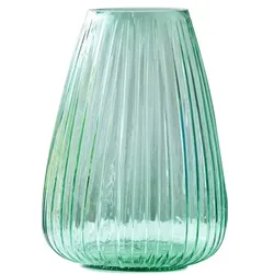 Bitz Vase Kusintha 22 cm Grün Glas 25342