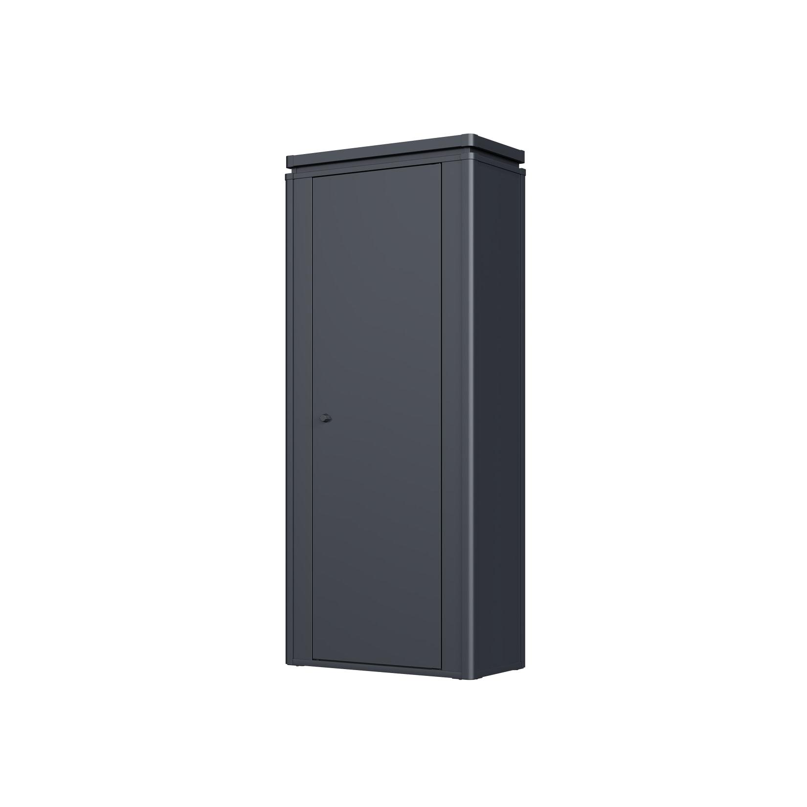 Weide Noble Gartenschrank 600 L Verzinkter Stahl Anthrazit