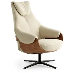 leolux Sessel Cream Stoff Beige