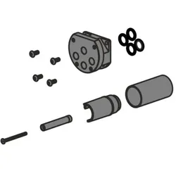 Herzbach Logic Plus Unterputz-Verlängerung 30.081700.1.03 30mm, nicht kürzbar, für Push-Thermostate, PVD-gold