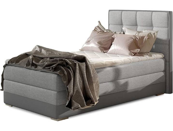Best for Home Boxspringbett Aster – Komfort, Stauraum & Design mit 7-Zonen Matratze (Komplettset (Bett + Matratze + Topper + Bettkasten), 1-St., 90 x 200 cm, Öffnung nach links oder rechts), Lieferung bis in die Wohnung, TOP Preis-Leistungs-Verhältnis