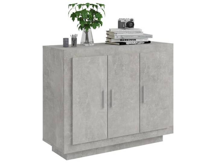 Buffet De Cuisine Moderne - Buffet - Gris béton - 92x3 Buffet - Gris béton - 92x35x75cm - Bois d'ingénierie @9700931 8181wzv72j