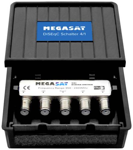 MegaSat DiSEqC 4/1 Pro DiSEqC-Schalter 4 (4 SAT/0 terrestrisch) Teilnehmer-Anzahl: 1