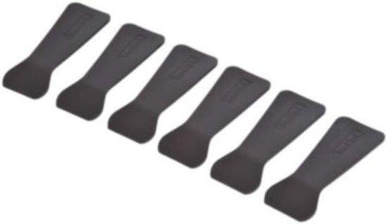 Set van 6 Thermoplastische Raclette Spatels