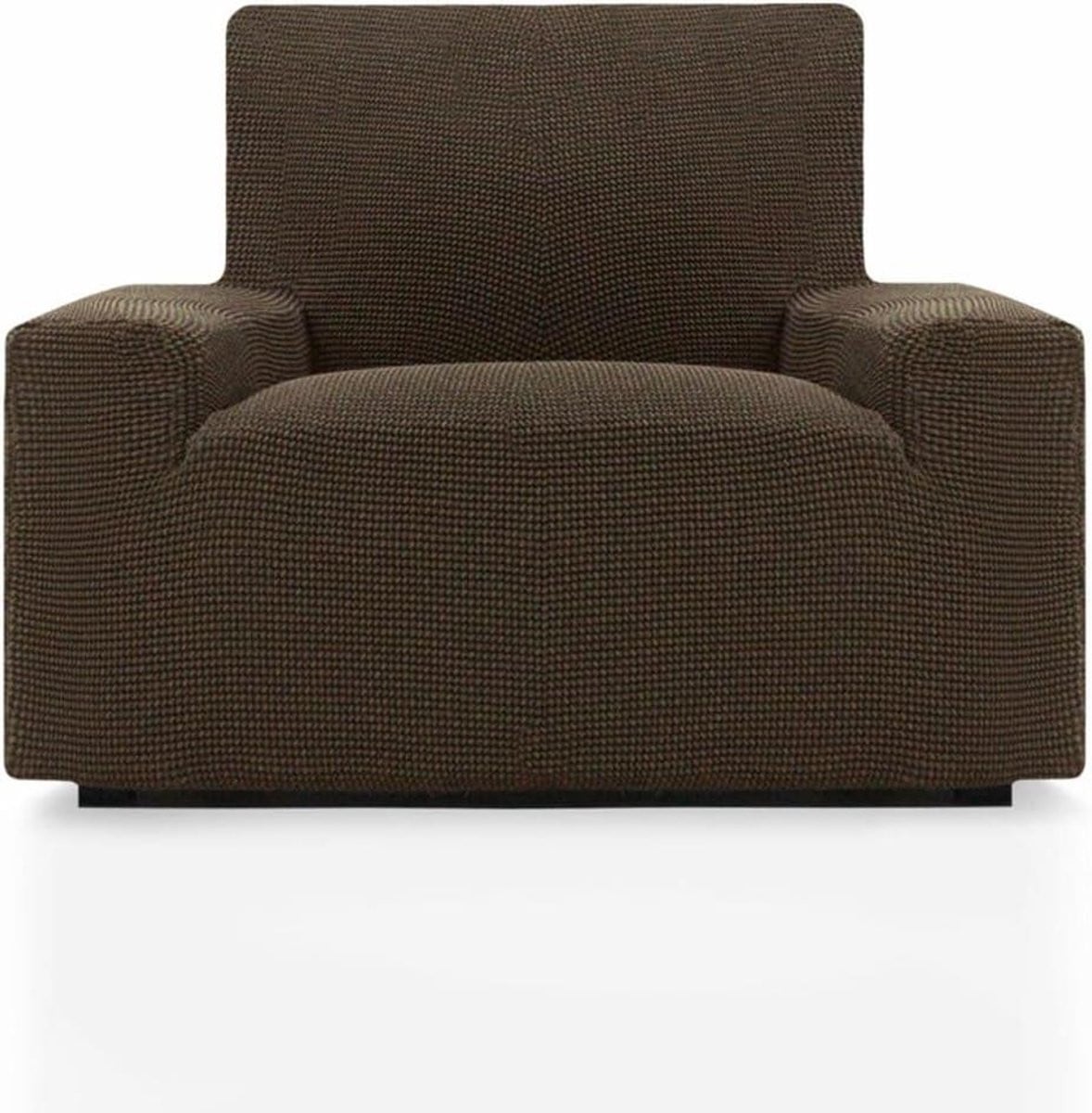 Super elastische bankhoes voor 1-zits fauteuil, grijs, breedte: 70-110 cm