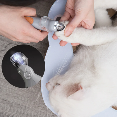 Happy Pet Pantry LED Safety Pet Nail Clipper With Magnifier Guard For Dogs & Cats LED Safety Pet Nail Clipper With Magnifier Guard For Dogs & Cats