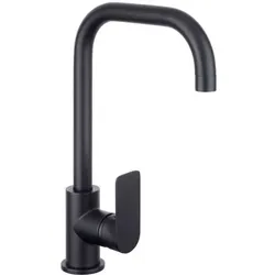 CORNAT Spültisch-Einhebelmischer NOIR ROUND schwarz.. - Badmöbel